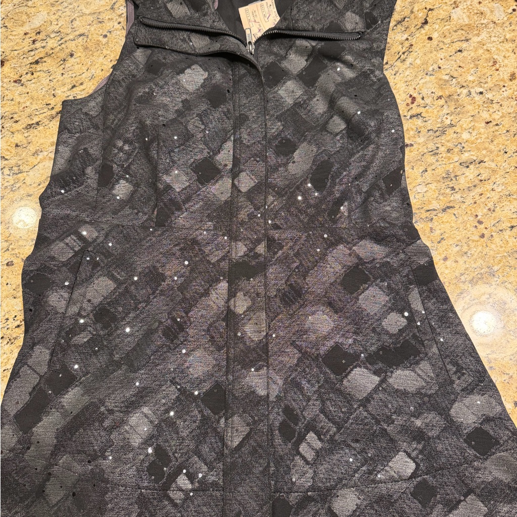 Boho Chic Brand Black Patterned Women's Tunic